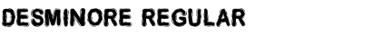Download DESMINORE Regular Font Title Preview
