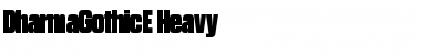 Download Dharma Gothic E Heavy Font Title Preview