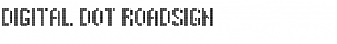 Download Digital Dot Roadsign Regular Font Title Preview