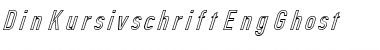 Download Din Kursivschrift EngGhost Font Title Preview