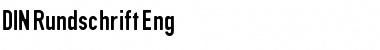 Download DIN Rundschrift Eng Font Title Preview