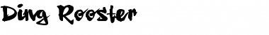 Download Ding Rooster Regular Font Title Preview