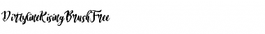 Download DirtylineRising Brush Free Regular Font Title Preview
