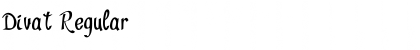 Download Divat Regular Font Title Preview