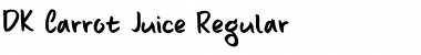 Download DK Carrot Juice Regular Font Title Preview