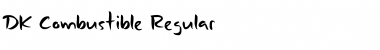 Download DK Combustible Regular Font Title Preview