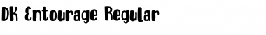 Download DK Entourage Regular Font Title Preview