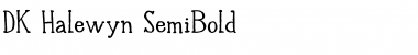 Download DK Halewyn SemiBold Font Title Preview