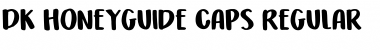 Download DK Honeyguide Caps Regular Font Title Preview