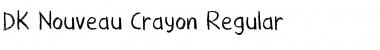 Download DK Nouveau Crayon Regular Font Title Preview