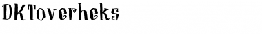 Download DK Toverheks Regular Font Title Preview