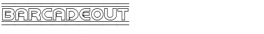 Download Barcade Outline Outline Font Title Preview