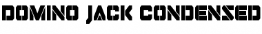 Download Domino Jack Condensed Condensed Font Title Preview