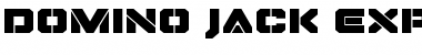 Download Domino Jack Expanded Expanded Font Title Preview