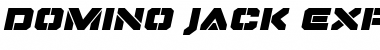 Download Domino Jack Expanded Italic Expanded Italic Font Title Preview