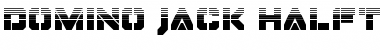 Download Domino Jack Halftone Regular Font Title Preview