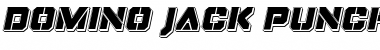 Download Domino Jack Punch Italic Italic Font Title Preview