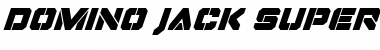 Download Domino Jack Super-Italic Italic Font Title Preview