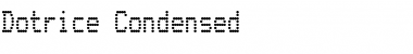 Download Dotrice Condensed Regular Font Title Preview