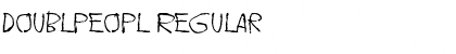 Download Doublpeopl Regular Font Title Preview