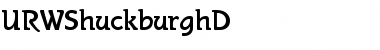 Download URWShuckburghD Regular Font