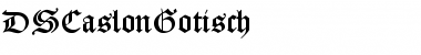 Download DS CaslonGotisch Regular Font Title Preview