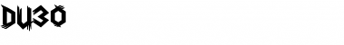Download DU30 Regular Font Title Preview