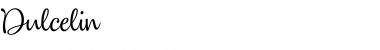 Download Dulcelin Regular Font Title Preview