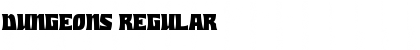Download Dungeons Regular Font Title Preview