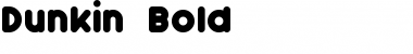 Download Dunkin Bold Font Title Preview