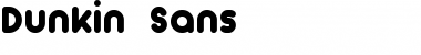 Download Dunkin Sans Regular Font Title Preview