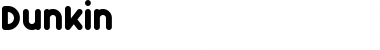 Download Dunkin Regular Font Title Preview