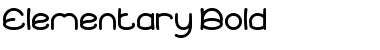 Download Elementary Bold Font Title Preview
