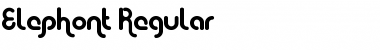 Download Elephont Regular Font Title Preview