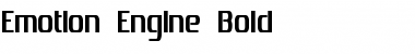 Download Emotion Engine Bold Font Title Preview