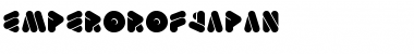 Download EMPEROR OF JAPAN Regular Font Title Preview