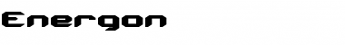 Download Energon Regular Font Title Preview