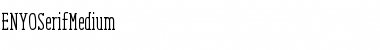 Download ENYO Serif Medium Medium Font Title Preview
