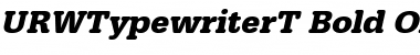 Download URWTypewriterT Font