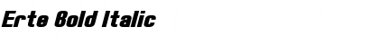 Download Erte Bold Italic Font Title Preview