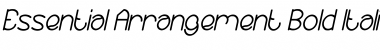 Download Essential Arrangement Bold Italic Font Title Preview