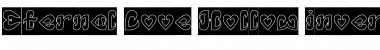 Download Eternal Love-Hollow-inverse Regular Font Title Preview