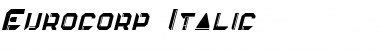 Download Eurocorp Italic Font Title Preview
