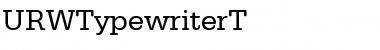 Download URWTypewriterT Font