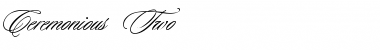 Download Ceremonious Two Regular Font Title Preview