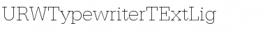 Download URWTypewriterTExtLig Font