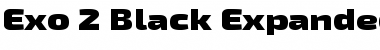 Download Exo 2 Black Expanded Font Title Preview