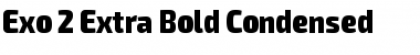 Download Exo 2 Extra Bold Condensed Font Title Preview