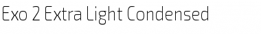 Download Exo 2 Extra Light Condensed Font Title Preview
