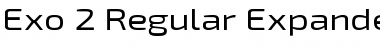 Download Exo 2 Regular Expanded Font Title Preview